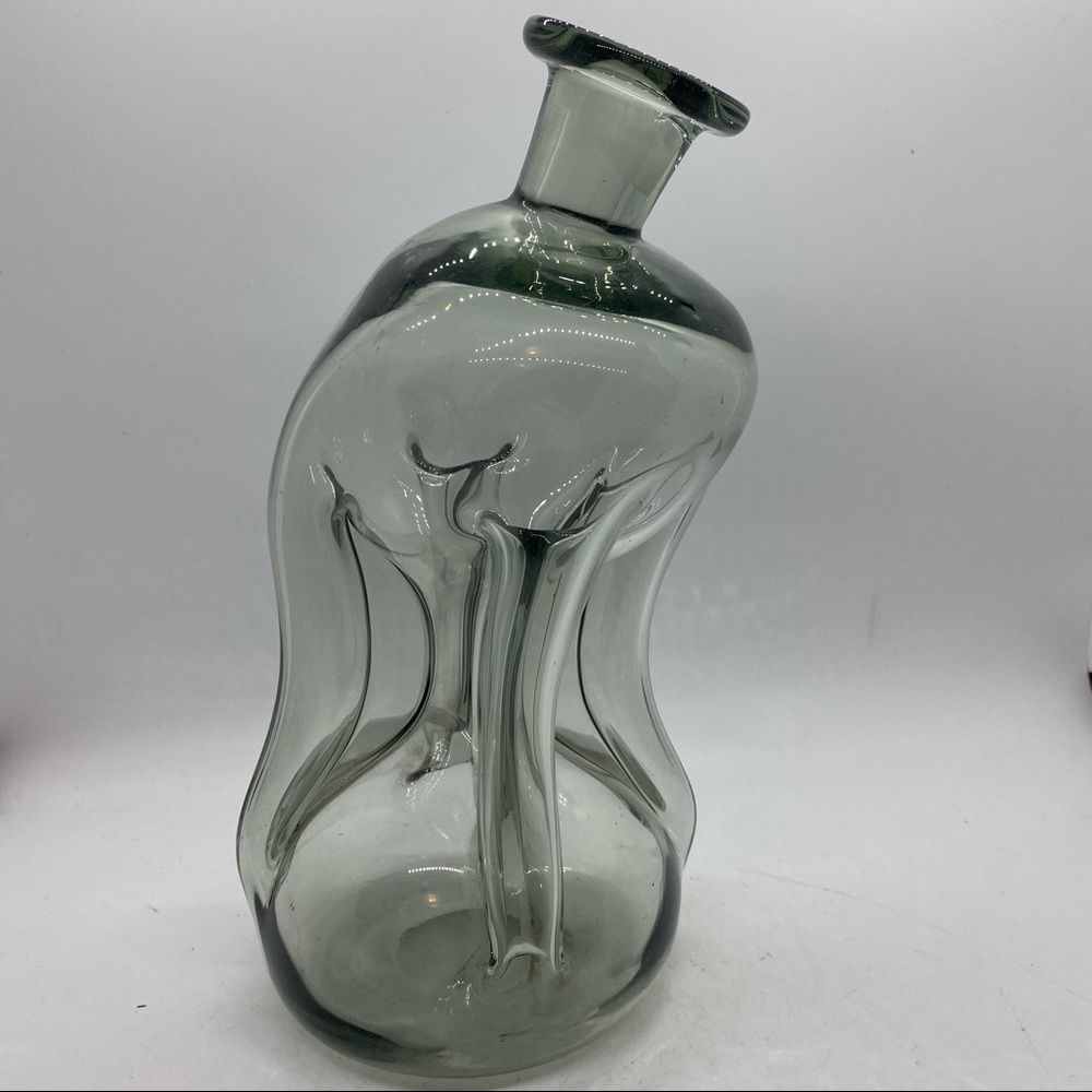 Vintage Danish Modern Cluck Cluck Wine Decanter Jacob E. Bang for Holmegaard 60s
